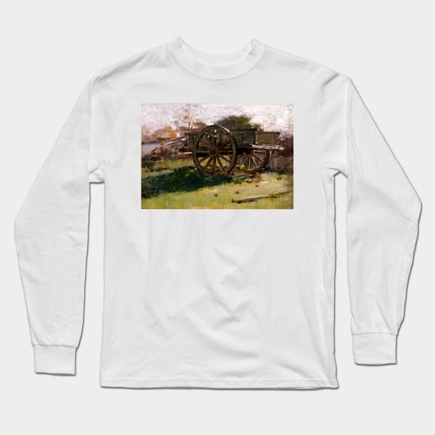 Cart, Nantucket by Theodore Robinson Long Sleeve T-Shirt by Classic Art Stall